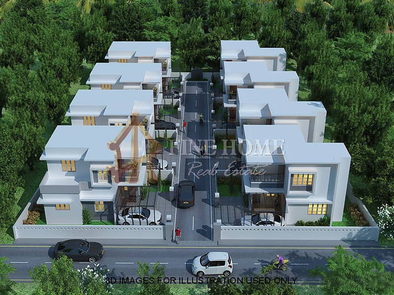 مجمع 5 فلل تشطيب فاخر |27.750 قدم مربع |ملاحق خارجية مجمع 5 فلل تشطيب فاخر |27.750 قدم مربع |ملاحق خارجية