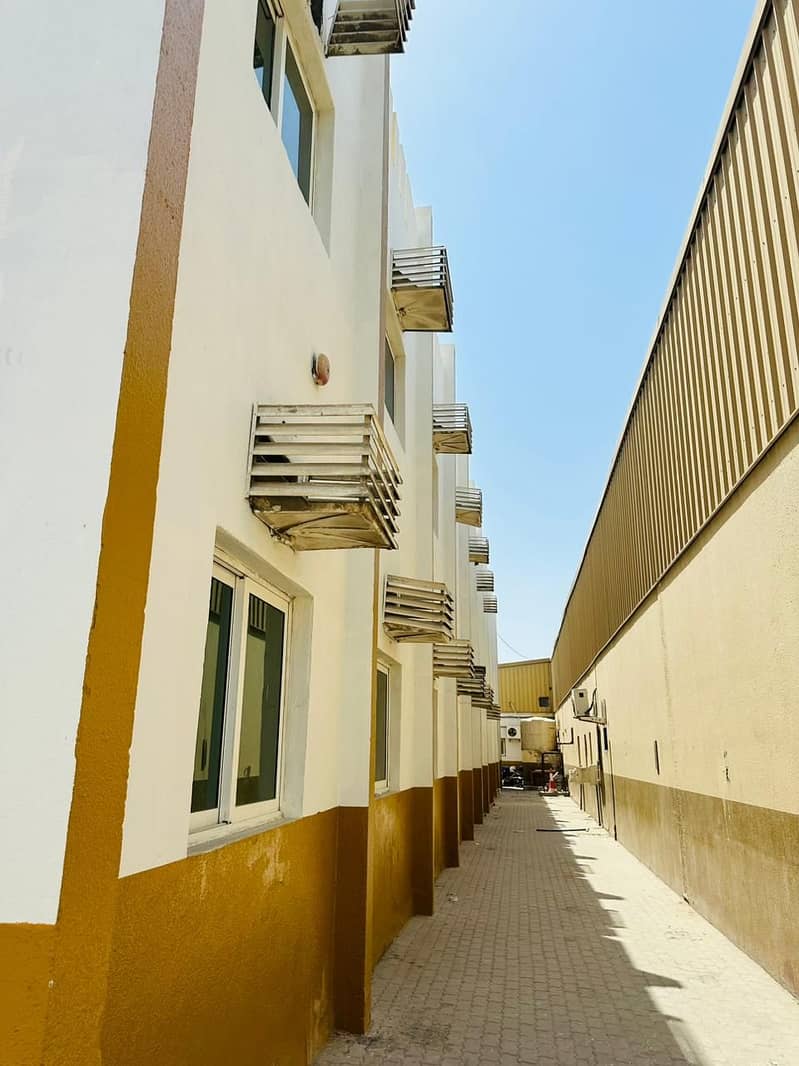 8  Rooms Labour Camp-Sharjah, Industrial Area 10 for Rent, UAE (MOHRE  and Civil Defense Approved)