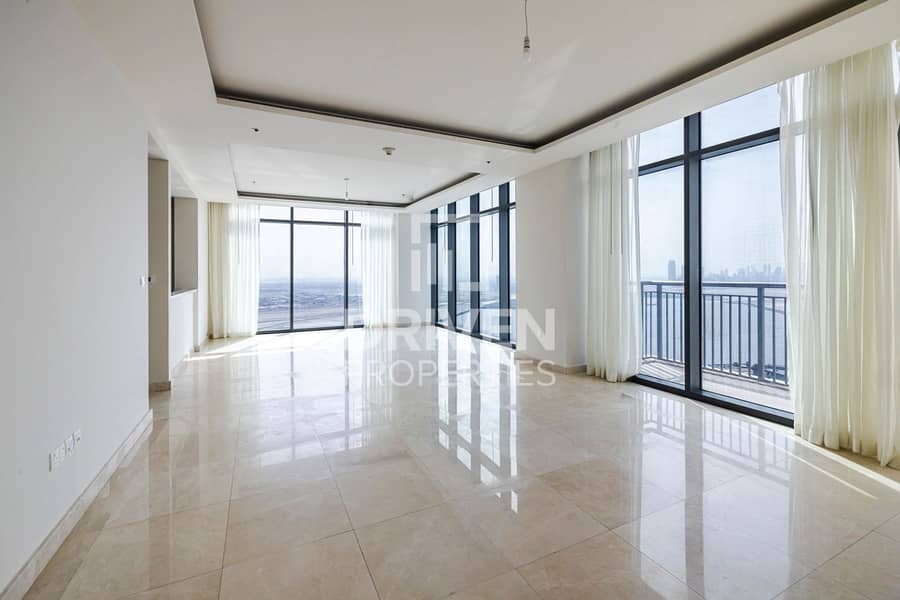 位于迪拜溪港，海港景观公寓大楼，海港景观1号大楼 3 卧室的顶楼公寓 269000 AED - 6913583