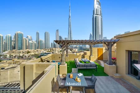 2 Bedroom Flat for Rent in Downtown Dubai, Dubai - Terrace Area