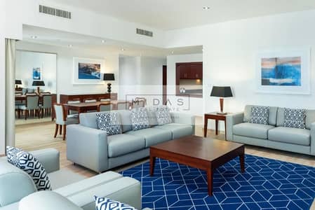 2 Bedroom Hotel Apartment for Rent in Jumeirah Beach Residence (JBR), Dubai - Spacious I Pet Friendly I Balcony I Sea View