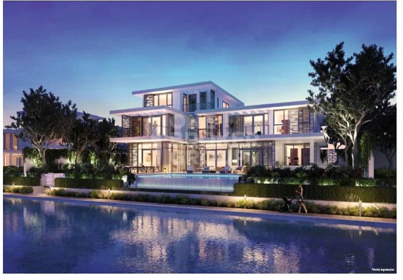 5 BR Luxury villa with water and park view