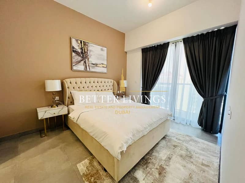 LUXURIOUS 1 BED + STUDY | GOLF VIEW | FULLY FURNISHED | CALL NOW!