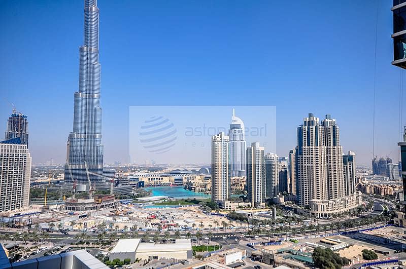 Burj Khalifa + Fountain View from the window