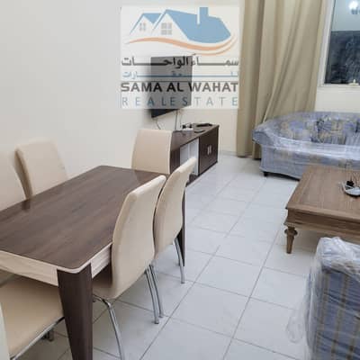 1 Bedroom Flat for Rent in Al Taawun, Sharjah - Sharjah, Al Taawun, Emirates Tower, one room and a hall 3800, including internet and sandy parking