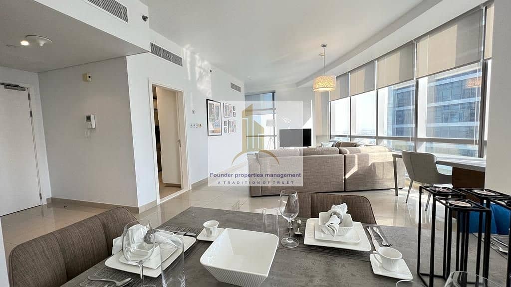 NO COMMISSION Marvelous Furnished 2BR with Sea view + Parking + Facilities!