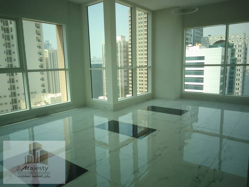 For those with good taste for annual rent, an apartment in Sharjah on Al Khan main street, with an open view