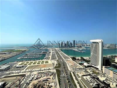 2 Bedroom Apartment for Rent in Dubai Marina, Dubai - Full Sea View | Mid Floor | Big Balcony | Vacant