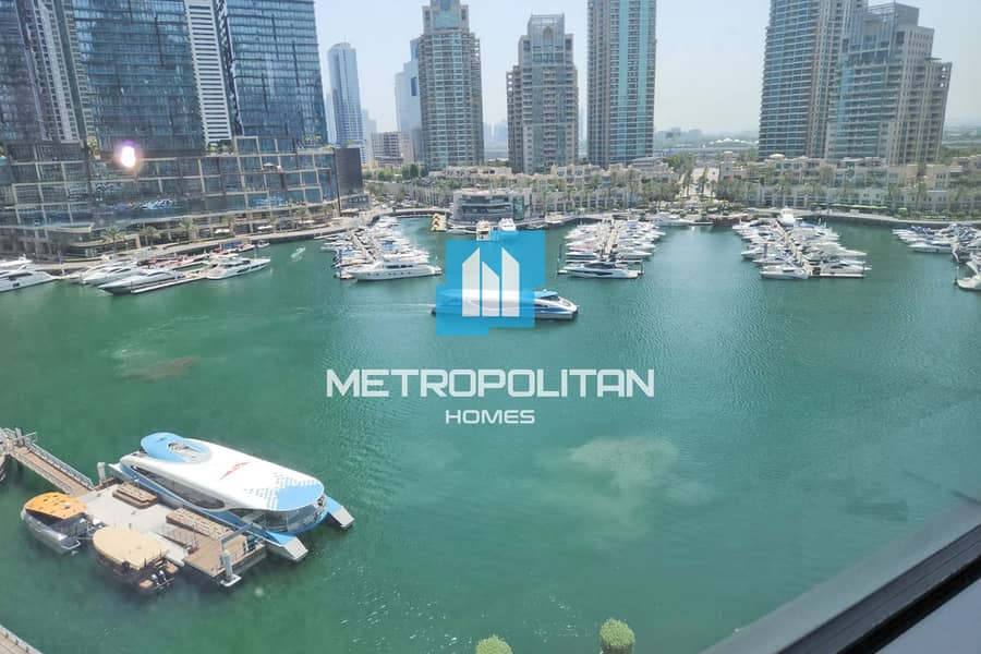 Full Marina View | Bright and Spacious | Luxurious