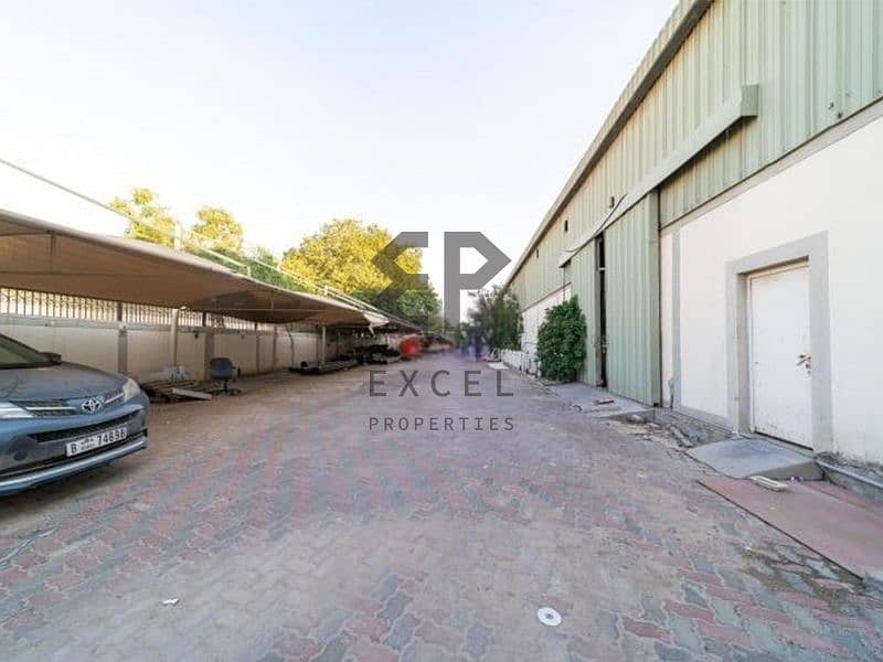 Warehouse with open yard | For Rent | Prime location