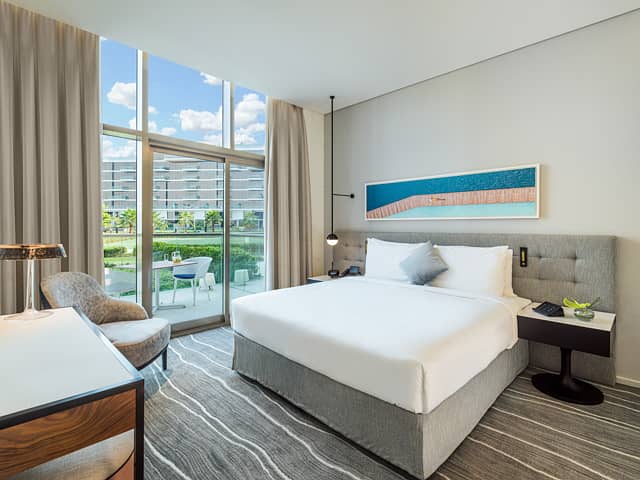 位于朱美拉棕榈岛，新月城，Th8酒店 1 卧室的酒店式公寓 185000 AED - 6955245
