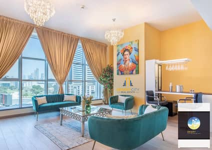 شقة 2 غرفة نوم للايجار في دبي مارينا، دبي - new furniture + premium deco +parquet floor + wine bar