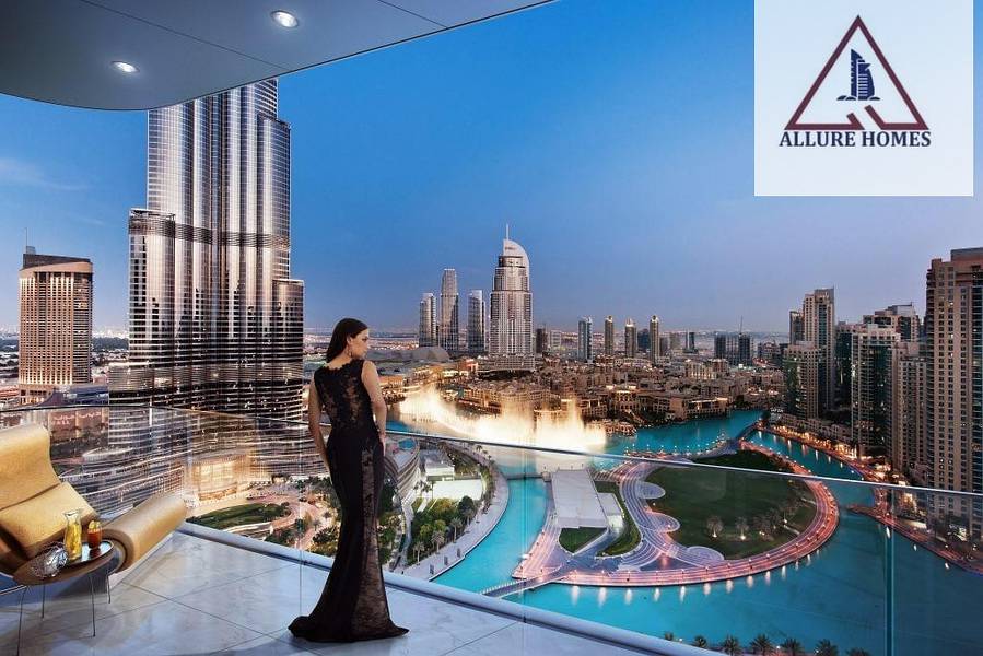 2 Beedroom From Emaar / 50 % DLD waiver With Burj Khalifa View and Fountain View / 5 % Booking/ 1