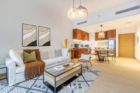 朱美拉住宅区， 迪拜 1 卧室单位待租 - Living Room