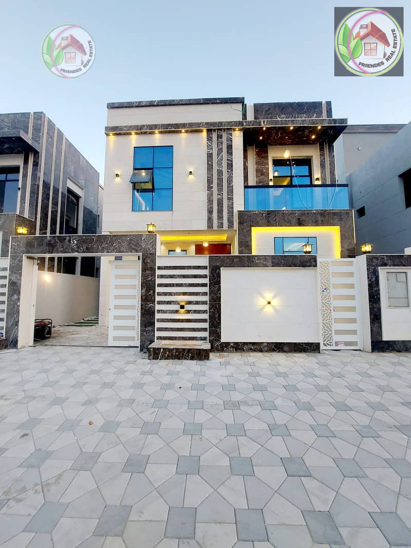 Villa for sale at an attractive price comprehensive, registration fee is very sophisticated finishing