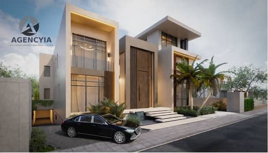 7 Bedroom Villa Compound for Sale in Dubai Hills Estate, Dubai - Splendid HALIMA Villa ||7-bedroom || Exceptional views of Burj Khalifa & Golf Course