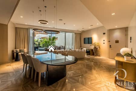 朱美拉棕榈岛， 迪拜 3 卧室单位待租 - Living Room