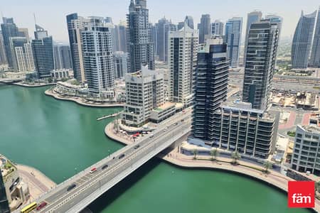 1 Bedroom Flat for Rent in Dubai Marina, Dubai - Furnished | Marina View | High Floor | Exclusive