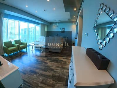 2 Bedroom Apartment for Rent in Dubai Marina, Dubai - Fully Furnished !! Higher Floor !! Marina View
