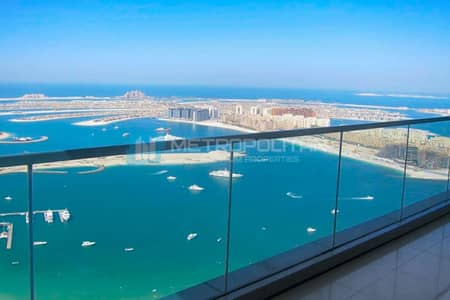 2 Bedroom Flat for Rent in Dubai Marina, Dubai - High Floor | Full Sea View | Huge Layout