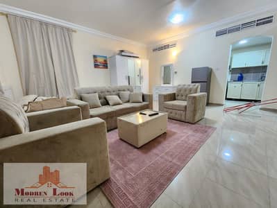 Studio for Rent in Khalifa City, Abu Dhabi - Cheap Rent 3100 Luxury European Fully Furnished Studio With Proper Washroom On Prime Location In KCA