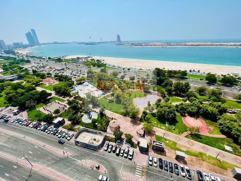 Exquisite 3-Bedroom Seaview Haven: Luxury Living Redefined with Balcony and Premium Amenities in Corniche for AED 157,500 Only. !
