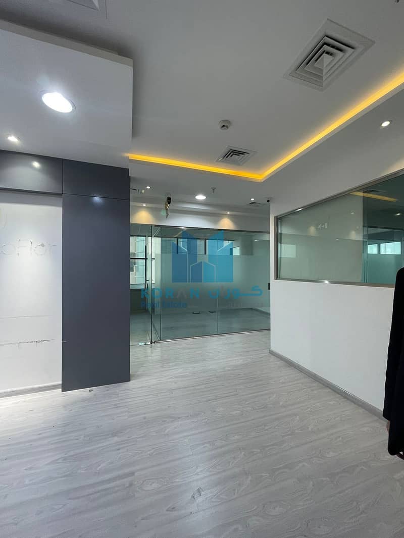 2615  sqf FITTED OFFICE IN SZ ROAD INCLUDING ALL UTILITIES NEAR METRO  IN PRIME LOCATION- 457K / YEAR ONLY