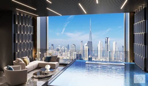 4 Bedroom Flat for Sale in Business Bay, Dubai - 4 bedrooms Half Floor - 2 Maids - 2 Studies- 2 Swimming Pools - 2 Terraces - 65-100% ROI