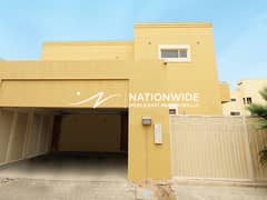 Vacant| Spacious 4BR Villa| Type A| Maid's Room