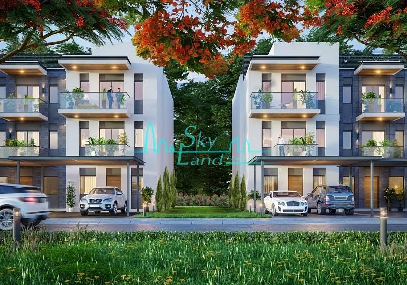 MODERN HIGH QUALITY BEDROOM  G+2 TOWNHOUSE IN MBR SOBHA