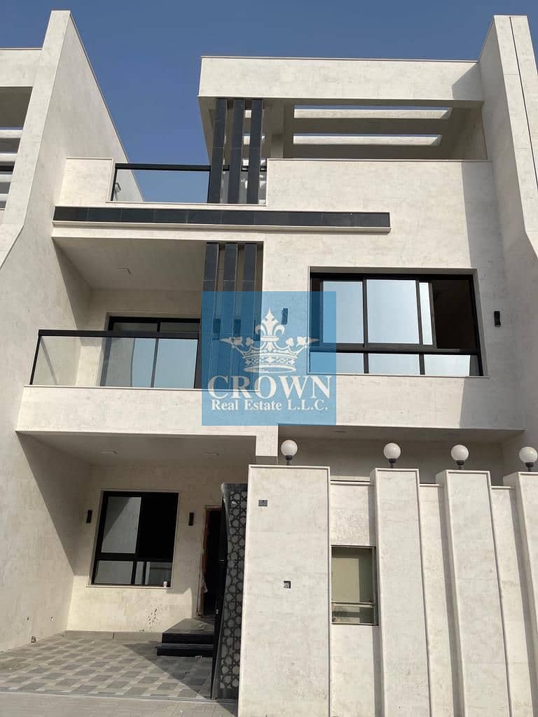 BRAND NEW G+2+ROOF TOWN HOUSE FOR SALE IN AL ALIA AREA AJMAN CLOSE TO SHEIKH MOHAMMAD BIN  ZAYED ROAD