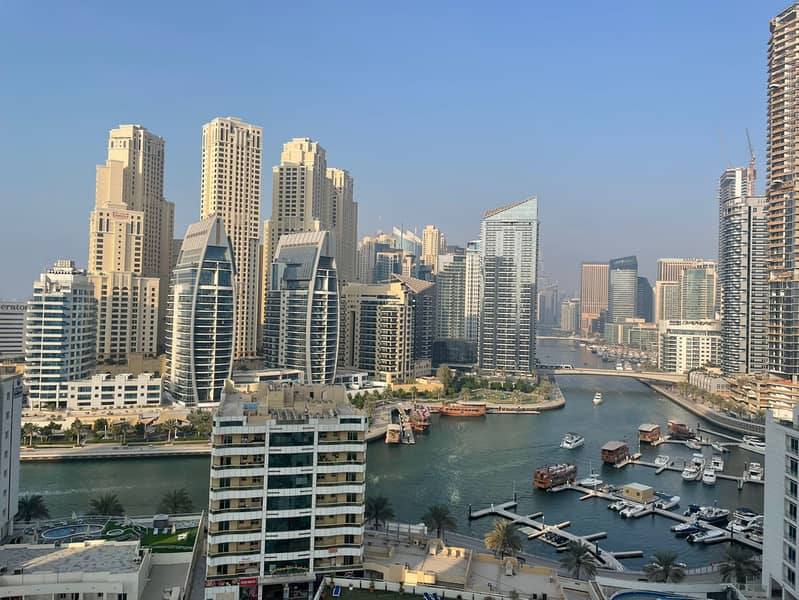 Dubai marina , 2 b/r , full marina view , chiller free , 4 cheques Dubai marina , 2 b/r , full marina view , chiller free , 4 cheques