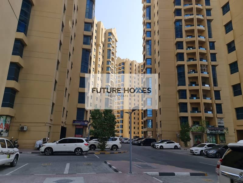 Empty Well maintained 3 BHK for sale in Al khor towers Ajman