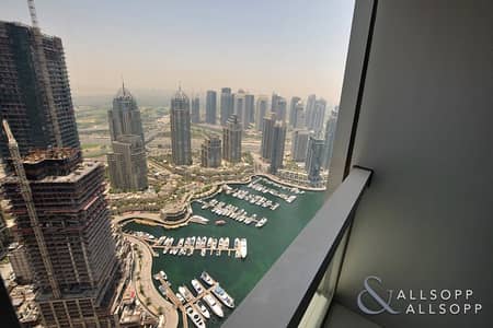 2 Bedroom Flat for Rent in Dubai Marina, Dubai - Full Marina View | Upgraded | Unfurnished