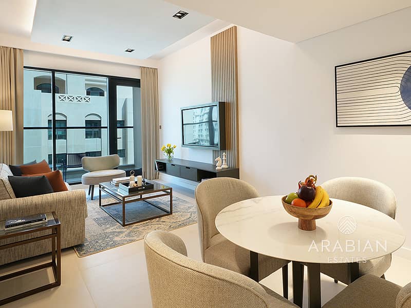 Furnished | Serviced Apartment | Balcony + Study