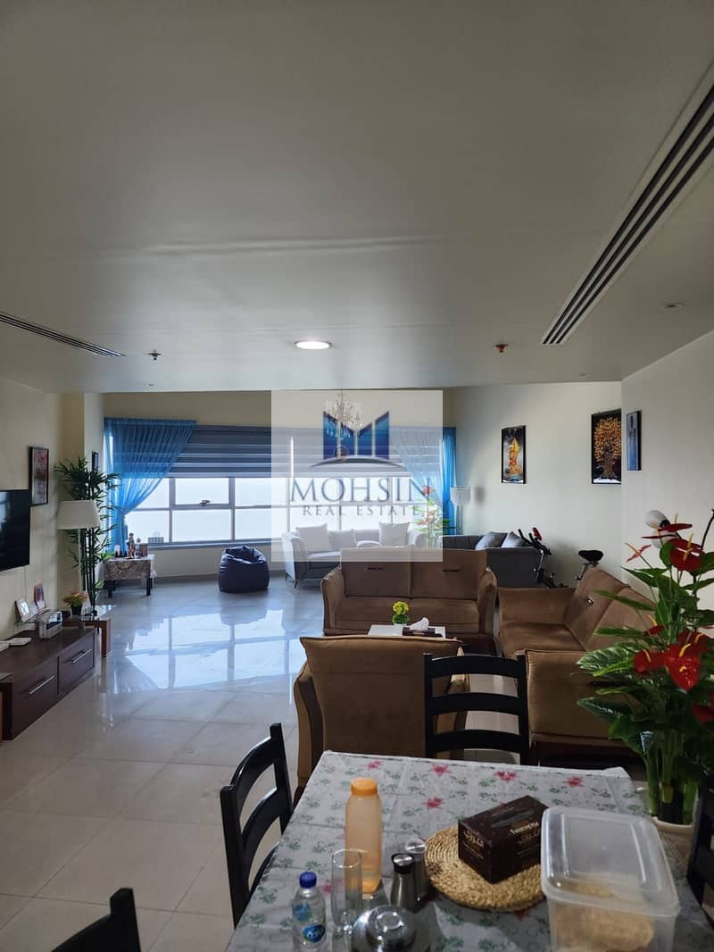 Full Sea view 3 BHK Available for Sale in Corniche Tower Ajman