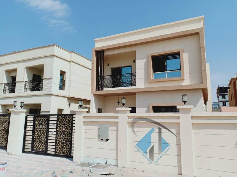Brand new villa Super Deluxe finishing in front of Ajman Academic area