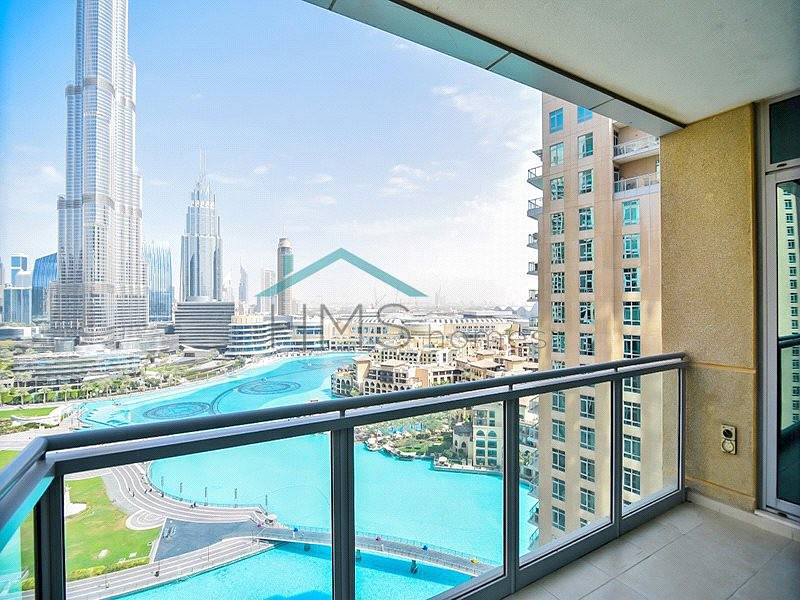 3 Bed | Full Fountain & Burj Khalifa View