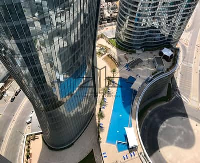 2 Bedroom Flat for Sale in Al Reem Island, Abu Dhabi - Amazing Big Size with Balcony / Fully Furnished / Great Investment