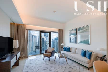 1 Bedroom Apartment for Rent in Dubai Creek Harbour, Dubai - Serviced | Luxury furnished | Multiple cheques