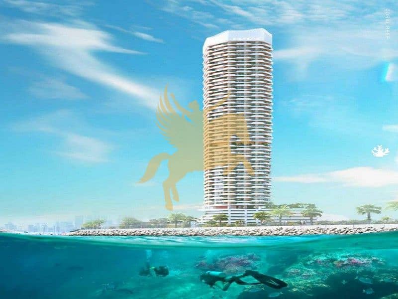 位于迪拜海港城，DAMAC珊瑚礁公寓 3 卧室的公寓 3800000 AED - 7906552