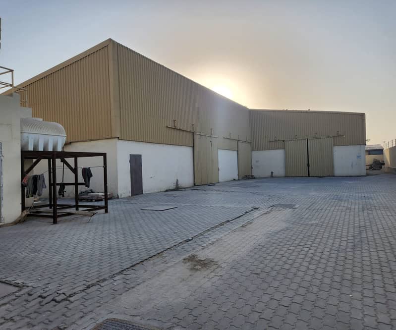 20000 Sq ft  Interlocked land with 8000 sq ft fully covered warehouse