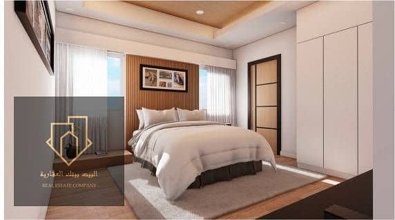 Freehold, one-bedroom apartment in Al-Zahia area, under construction