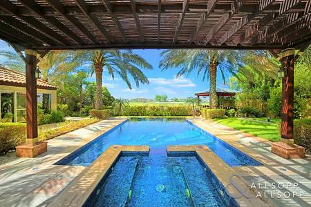 5 Bedroom Villa for Sale in Arabian Ranches, Dubai - Full Golf Course View | Vacant | Upgraded 5 Bedroom Villa for Sale in Arabian Ranches, Dubai - Full Golf Course View | Vacant | Upgraded