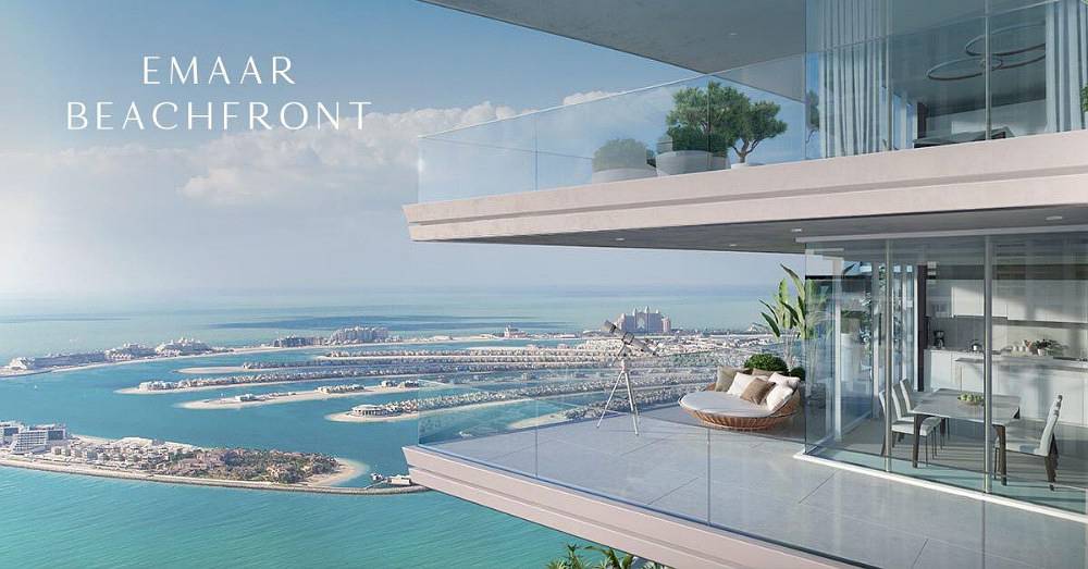 位于迪拜港，艾玛尔海滨社区 1 卧室的公寓 1200000 AED - 3468371