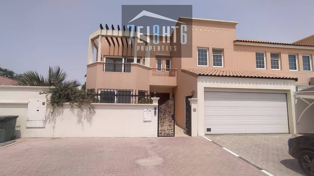 Well maintained: 4 Bedroom villa + private s/pool + maid room + garden for rent in Jumeirah Al Safa 2 Well maintained: 4 Bedroom villa + private s/pool + maid room + garden for rent in Jumeirah Al Safa 2