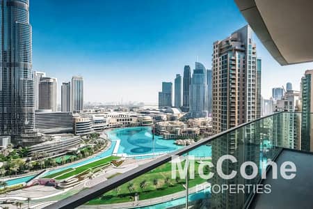 3 Bedroom Flat for Sale in Downtown Dubai, Dubai - Fountain and Burj Khalifa View | Mid Floor | VOT