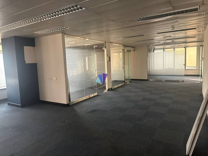 Full Floor Office Fully Fitted office with Glass Partition Great for Call Center Located At Salam Street