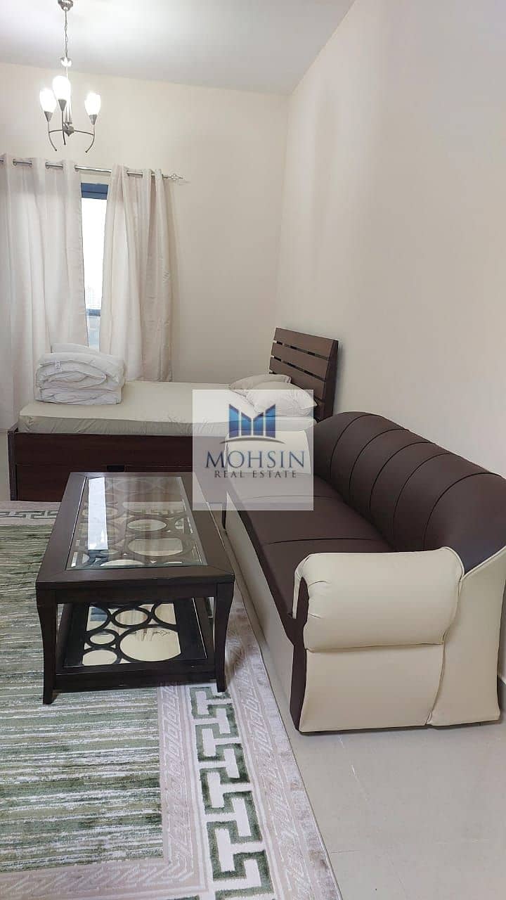 Al Nuaimiya Towers  C Fully Furnished Studio Apartment For Monthly Rent Prime location Fully Open View. . .