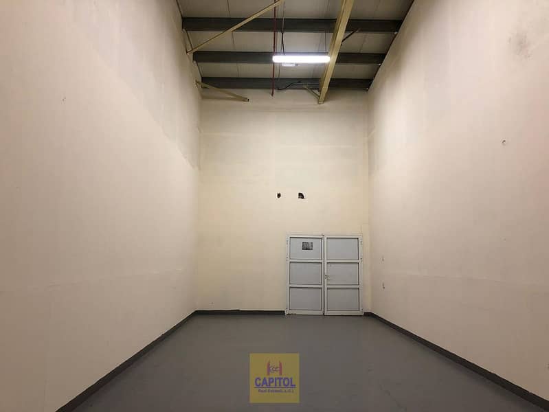 950 sqft Neat & Clean storage warehouse Available for Rent at Prime Location  In Al Quoz (BK)